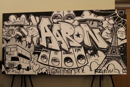 Лёгкие граффити на бумаге