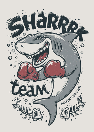 Акула логотип