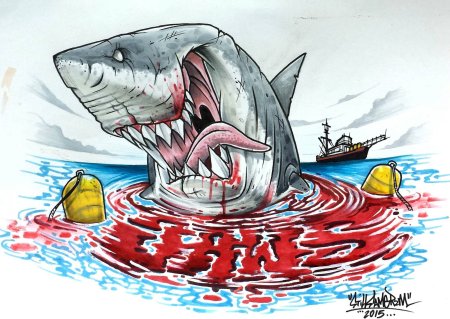 Акула иллюстрация