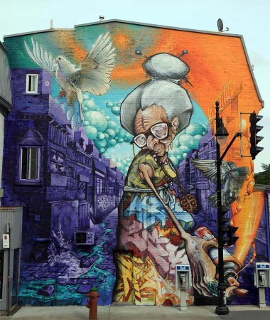 Художник Александр Васильев граффити мурал