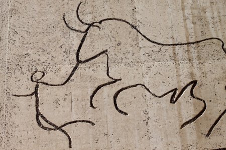 Наскальные граффити древний Рим
