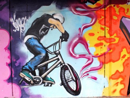 Трюковой самокат Graffiti