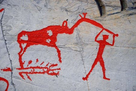 Альта Норвегия Наскальная живопись