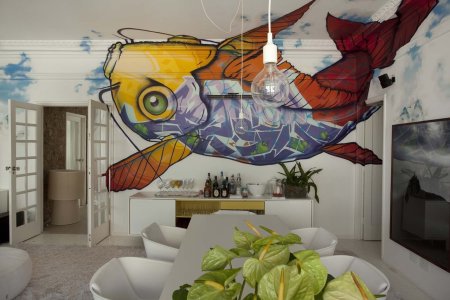 Современная роспись стен