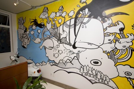 Роспись стен в стиле игр