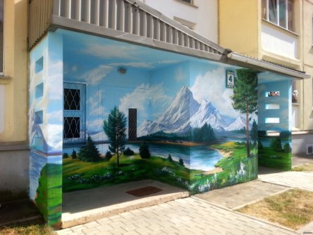 Живопись на фасадах