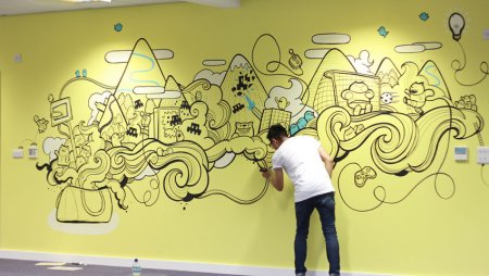 Роспись стен креатив
