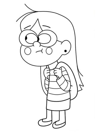 Раскраска Гравити Фолз Гренда