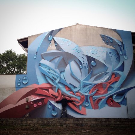 Граффити художник из Италии Peeta