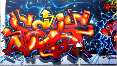 Фон в стиле граффити