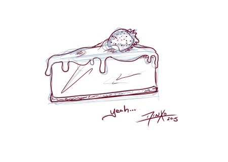 Чизкейк для срисовки