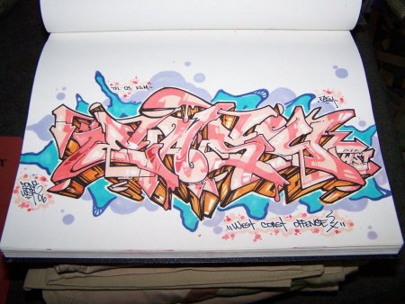 Торт в стиле граффити