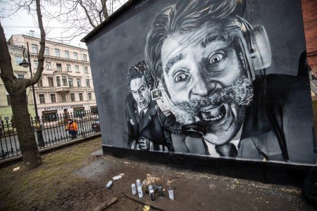 Граффити HOODGRAFF В Санкт-Петербурге закрасили