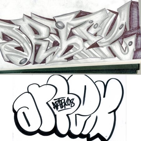 Граффити скетчбук