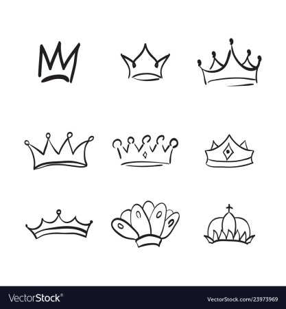 Корона зарисовка