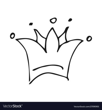 Корона граффити эскиз