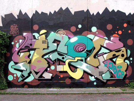 Bombing граффити