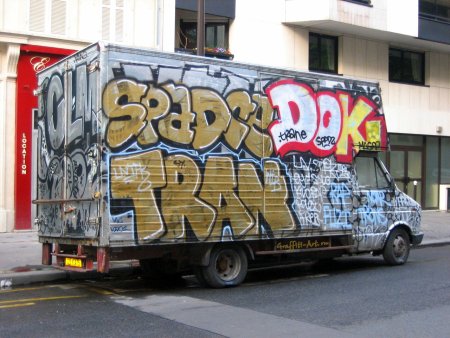 Bombing граффити