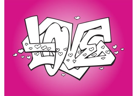 Граффити Love