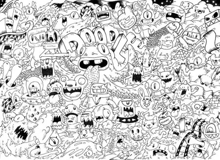 Дудлинг монстрики