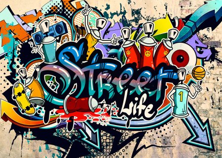 Фотообои граффити