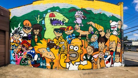 Картун граффити