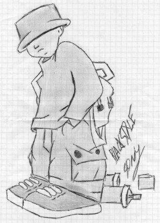 Рисунок легкий для пацанов