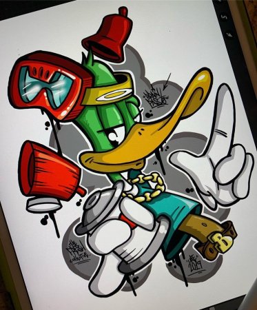 Граффити персонажи