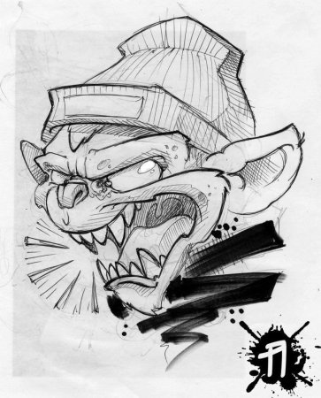 Эскизы тату карандашом