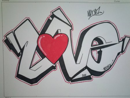 Граффити Love