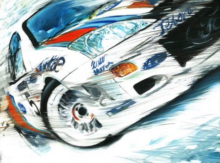 Гоночный автомобиль арт