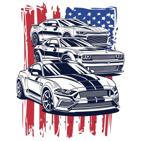 Форд Мустанг вектор