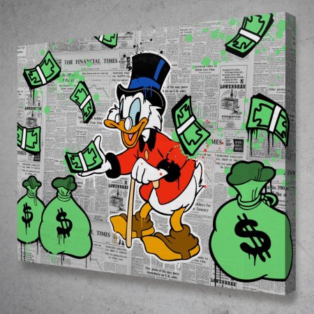 Скрудж макдак арт картина граффити