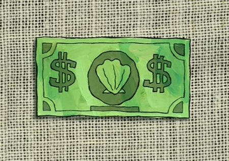 Доллар из губки Боба