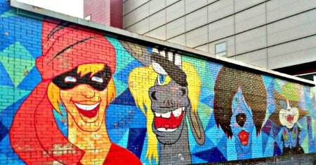 Крутые рисунки на заборе