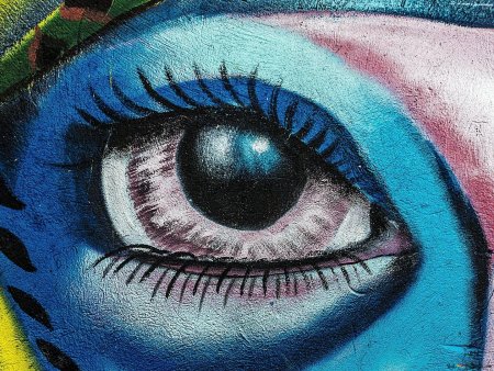 Стрит арт глаза