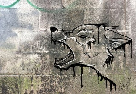 Волк стрит арт