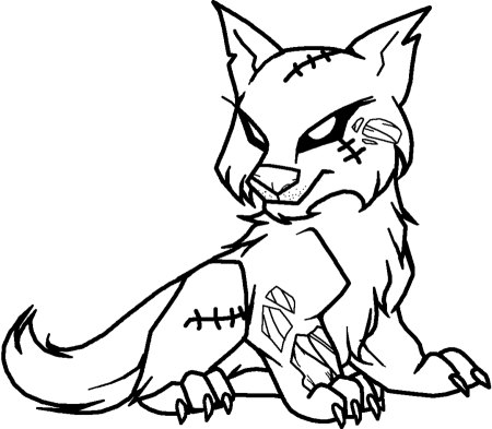 Рисунки граффити карандашом волк