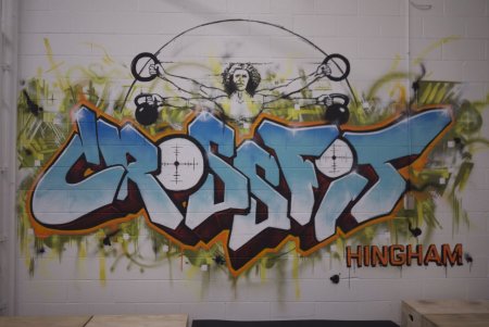 Граффити для спортивного зала