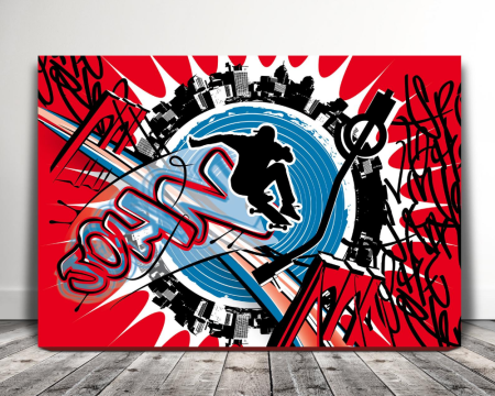 Граффити спортивная тематика