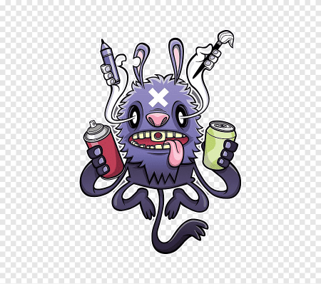 Монстрики на стене