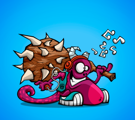 Монстры в стиле граффити