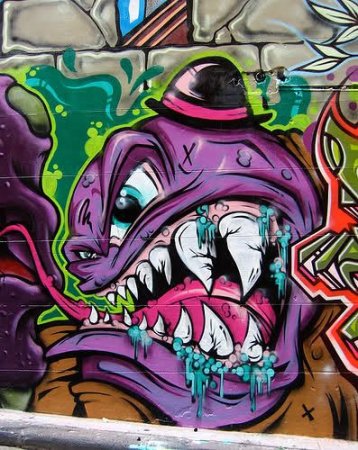 Монстры в стиле граффити