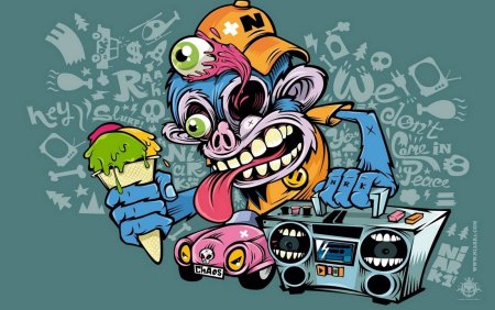 Граффити монстры