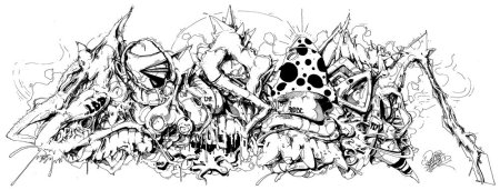 Граффити на морскую тему