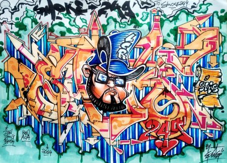 Граффити персонажи