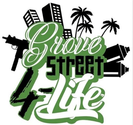 Grove St 4 Life граффити