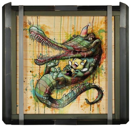 Чебурашка граффити