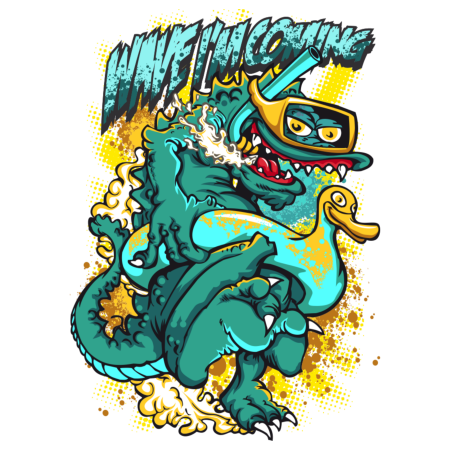 Аллигатор граффити