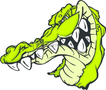 Крокодил граффити